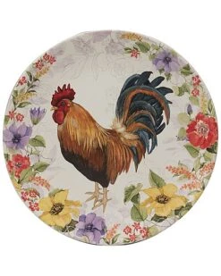 Floral Rooster Dinner Plates (Set Of 4) Home -Certified International Shop 3050557702 RLLD 5