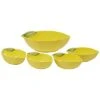 Melamine 3D 5pc Lemon Serving Bowl Set Home