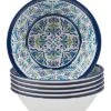 Melamine Set Of 6 Mosaic All-Purpose Bowls Home