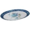 Bohemian Blue Oval Platter Home