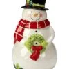 Holiday Magic Snowman 3D Cookie Jar Home