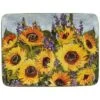 Sunflower Bouquet Rectangular Platter Home