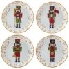 Holiday Magic Nutcracker Set Of 4 Dessert Plates Home