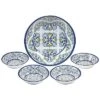 Melamine 5pc Mosaic Serving Set Home