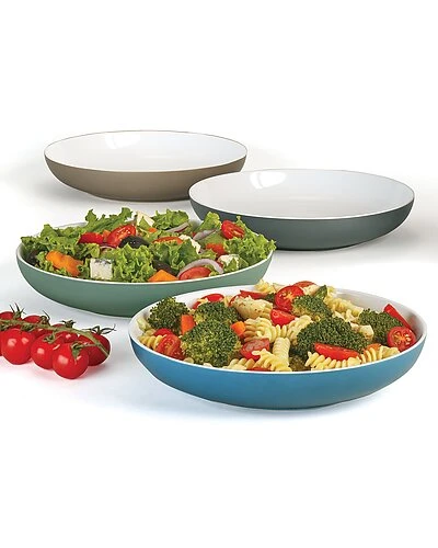 Melamine Set Of 4 Catalina All-Purpose Porcelain Bowls Home 2 Melamine Set Of 4 Catalina All-Purpose Porcelain Bowls Home - Image 2