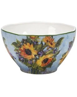 Sunflower Bouquet Deep Bowl Home