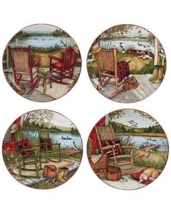 Lake Retreat 16Pc Dinnerware Set Home -Certified International Shop 3050813296 RLLD 4