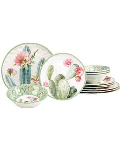 Desert Beauty 12pc Dinnerware Set Home