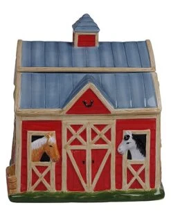 Ver Farm Barn Cookie Jar Home