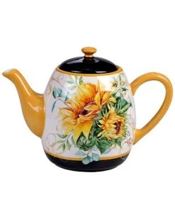 Sunflower Fields Teapot Home