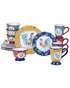 Morning Bloom 16Pc Dinnerware Set Home