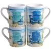 Set Of 4 By The Sea Mugs Home
