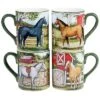 Set Of 4 Clover Farm Mugs Home