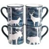 Set Of 4 Fluidity Lodge Mugs Home