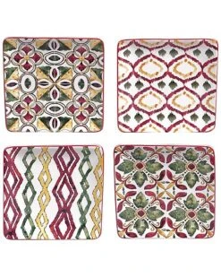 Set Of 4 Napa Canape Plates Home