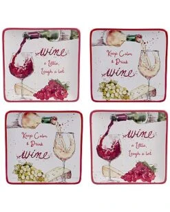 Set Of 4 Napa Salad Plates Home