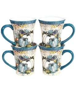 Harvest Gatherings Set Of 4 Mugs Home