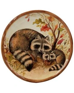 Pine Forest Set Of 4 Canape Plate Home -Certified International Shop 3050880892 RLLD 3