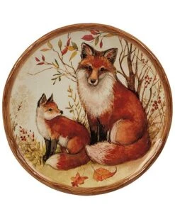 Pine Forest Set Of 4 Canape Plate Home -Certified International Shop 3050880892 RLLD 4