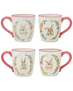 Easter Garden Mugs Set Of 4 Home