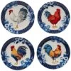 Go Rooster Set Of 4 Dinner Plates Home