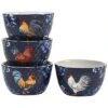 Go Rooster Set Of 4 Ice Cream Bowls Home