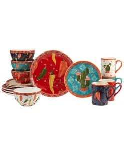 Fiesta 16pc Dinnerware Set Home