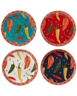 Fiesta Set Of 4 Dinner Plates Home