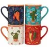 Fiesta Set Of 4 Mugs Home