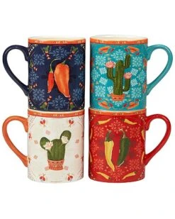 Fiesta Set Of 4 Mugs Home