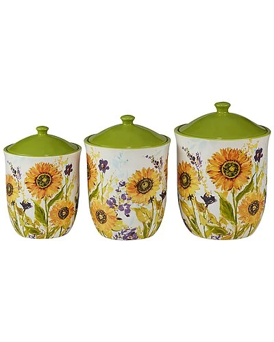 Sun Garden 3pc Canister Set Home
