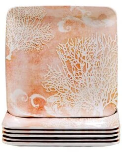 Spired Coast Set Of 6 Salad Plates Home