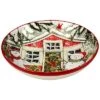Snowman's Farmhouse Serving Bowl Home