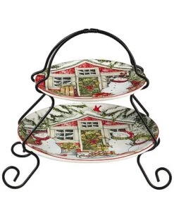 Snowman's Farmhouse 2-Tier Server Home